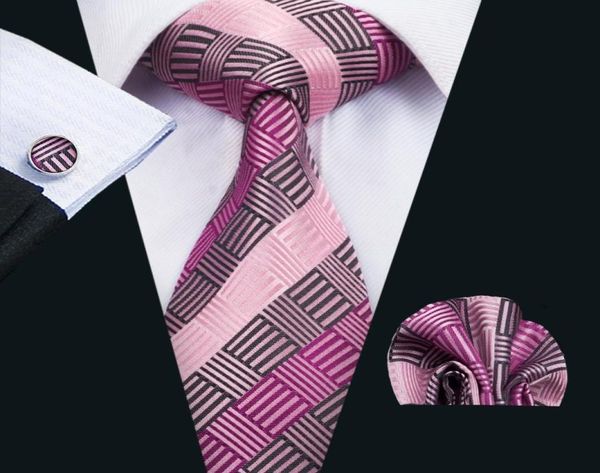 classic silk mens ties stripes necktie sets pink neckties tie hanky cufflinks set jacquard woven meeting business wedding party gi6328610, Black;blue
classic silk mens ties stripes necktie sets pink neckties tie hanky cufflinks set jacquard woven meeting business wedding party gi6328610, Black;blue