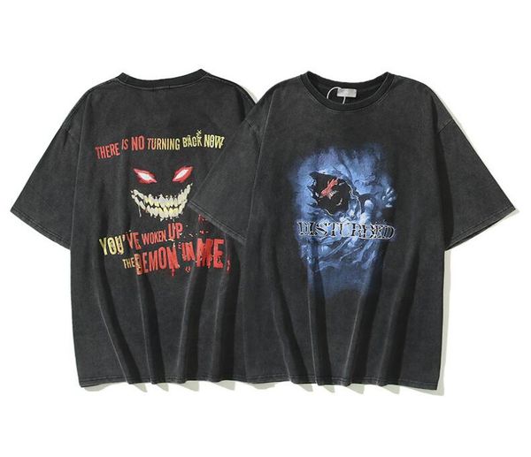 rm109 classical designer t shirt summer short sleeve vintage evil print men tshirt bieber tee mens clothes, White;black
rm109 classical designer t shirt summer short sleeve vintage evil print men tshirt bieber tee mens clothes, White;black
