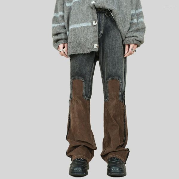 men's jeans 2023 cool design corduroy patchwork vintage baggy men pants y2k clothes straight hip hop women casual trousers ropa hombre, Blue
men's jeans 2023 cool design corduroy patchwork vintage baggy men pants y2k clothes straight hip hop women casual trousers ropa hombre, Blue