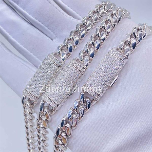 8mm 10mm 12mm 14mm width stainless steel hip hop style iced out jewelry vvs moissanite clasp cuban link chain, Silver
8mm 10mm 12mm 14mm width stainless steel hip hop style iced out jewelry vvs moissanite clasp cuban link chain, Silver