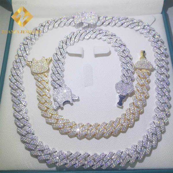 16mm miami ice out cuban bracelet vvs moissanite 925 sterling silver cuban link chain
16mm miami ice out cuban bracelet vvs moissanite 925 sterling silver cuban link chain