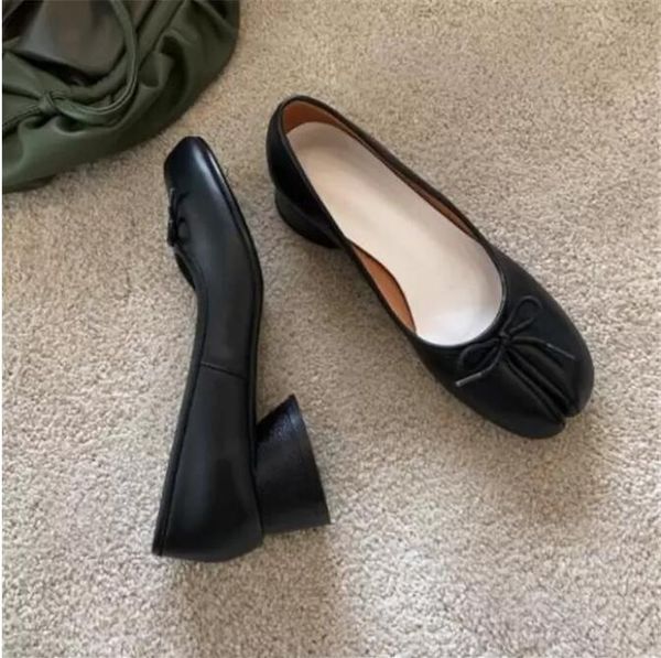 genuine leather split toe pumps med heel fashion single shoes wedding bridal dress shoes bowknot pumps lady, Black
genuine leather split toe pumps med heel fashion single shoes wedding bridal dress shoes bowknot pumps lady, Black