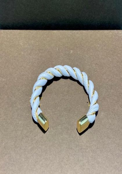 bangle vintage gold color leather cuff design jewelry white brown bracelet fashion cool brand9652043, Black
bangle vintage gold color leather cuff design jewelry white brown bracelet fashion cool brand9652043, Black