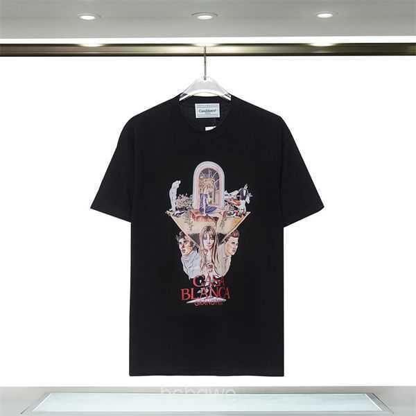 designers summer mens t women shirt loose tees fashion brands man s casual shirt luxurys clothing street shorts sleeve casablanc clothes ts, White;black
designers summer mens t women shirt loose tees fashion brands man s casual shirt luxurys clothing street shorts sleeve casablanc clothes ts, White;black