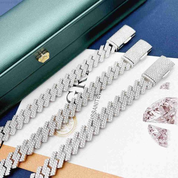 hiphop jewelry pass diamond test vvs moissanite diamond iced out blingbling cuban link bracelet jewelry, Silver
hiphop jewelry pass diamond test vvs moissanite diamond iced out blingbling cuban link bracelet jewelry, Silver