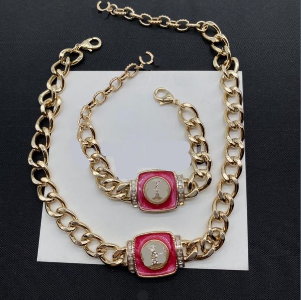 pendant necklaces fashionable luxury jewelry set metal chain letter necklace bracelet, Silver
pendant necklaces fashionable luxury jewelry set metal chain letter necklace bracelet, Silver