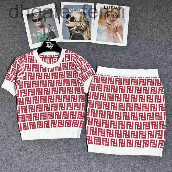 two piece dress designer spring summer women's short sleeve short skirt knitted two piece luxury short skirt women's half-length d, White
two piece dress designer spring summer women's short sleeve short skirt knitted two piece luxury short skirt women's half-length d, White