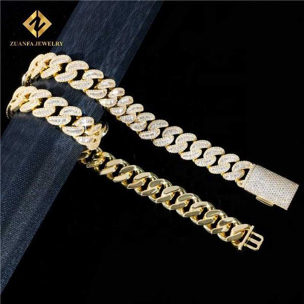 buss down pass diamond tester 18mm big guy heavier iced out vvs baguette moissanite diamond miami cuban link chain, Silver
buss down pass diamond tester 18mm big guy heavier iced out vvs baguette moissanite diamond miami cuban link chain, Silver