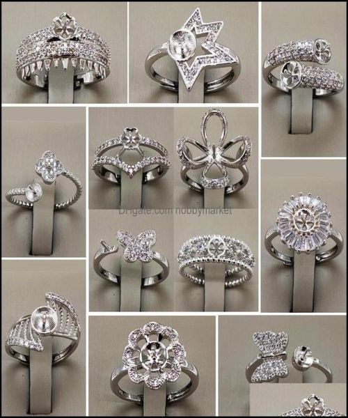 jewelry settings whole pearl ring zircon solid 925 sier 16 styles for women mounting rings adjustable blank diy drop delivery 3974354, Slivery;crystal
jewelry settings whole pearl ring zircon solid 925 sier 16 styles for women mounting rings adjustable blank diy drop delivery 3974354, Slivery;crystal