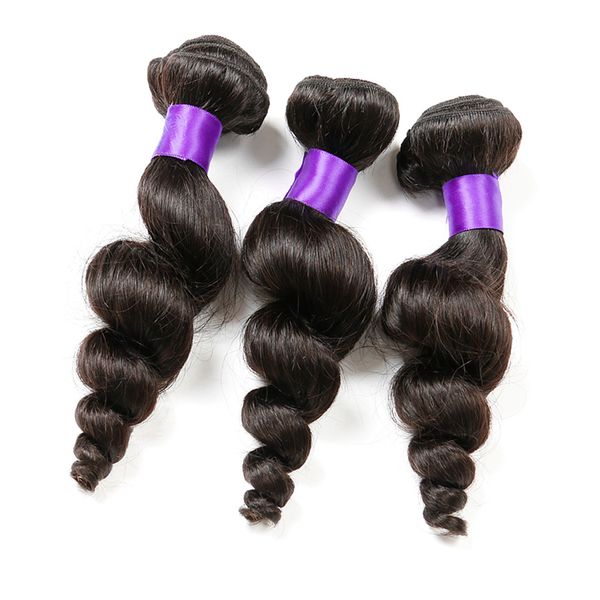 loose wave human hair bundles with closure indian hair weave 3/4 bundles lace closure wavy human hair extensions, Black
loose wave human hair bundles with closure indian hair weave 3/4 bundles lace closure wavy human hair extensions, Black
