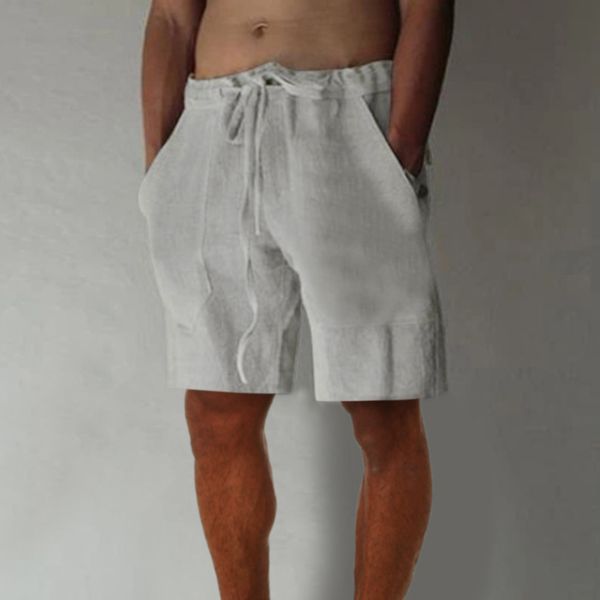 men's shorts cotton linen shorts men's summer fashion breathable lightweight bermuda shorts men's pull rod shorts loose beach, White;black
men's shorts cotton linen shorts men's summer fashion breathable lightweight bermuda shorts men's pull rod shorts loose beach, White;black