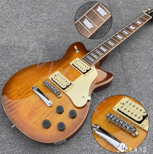 electric guitra customized headstock and body shape own logo solid plian maple board cream hh pickup and pickgaurd chrome pa
electric guitra customized headstock and body shape own logo solid plian maple board cream hh pickup and pickgaurd chrome pa