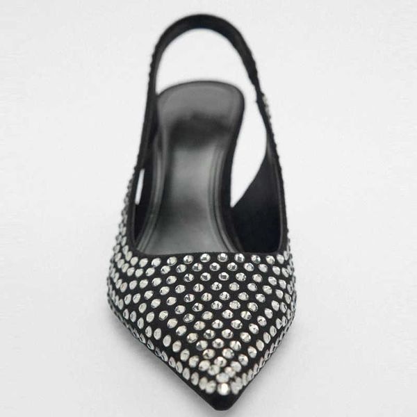 nxy sandals women black high heels slingback crystal pump shoes woman luxury bling ladies pointed toe party pumps 230406
nxy sandals women black high heels slingback crystal pump shoes woman luxury bling ladies pointed toe party pumps 230406