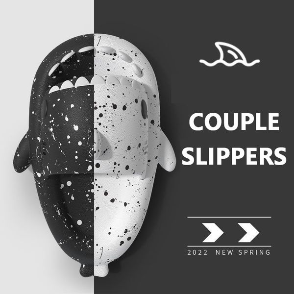 eva shark slippers casual home shoes men women bathroom slippers summer, Black
eva shark slippers casual home shoes men women bathroom slippers summer, Black