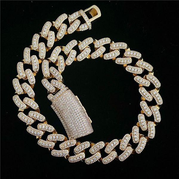 20mm 18inch -24inch gold plated bling full cz miami cuban chain necklace bracelet punk hiphop rapper street jewelry for men, Silver
20mm 18inch -24inch gold plated bling full cz miami cuban chain necklace bracelet punk hiphop rapper street jewelry for men, Silver