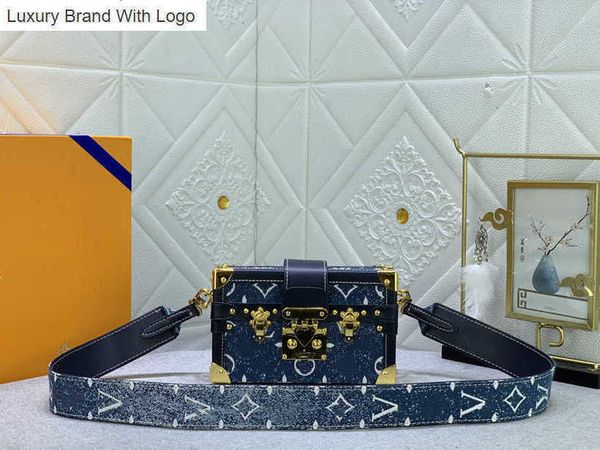 l bag handbags designer women petite malle denim jacquard bag luxurys designers bags s-lock monograms printed trunk shoulder handbag genuine, Black
l bag handbags designer women petite malle denim jacquard bag luxurys designers bags s-lock monograms printed trunk shoulder handbag genuine, Black