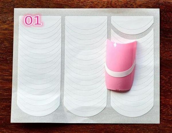18stylesset nail decoration nail art tips nail art form fringe guides sticker diy french manicure4369996, Black
18stylesset nail decoration nail art tips nail art form fringe guides sticker diy french manicure4369996, Black