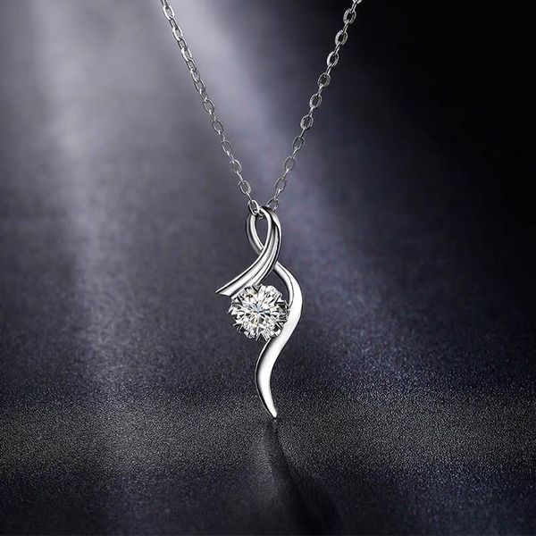 heart of cupid pendant necklace ear studs suit inlaid zircon rhinestone crystal twinkle adjeustable length non fading valentine's gift, Silver
heart of cupid pendant necklace ear studs suit inlaid zircon rhinestone crystal twinkle adjeustable length non fading valentine's gift, Silver
