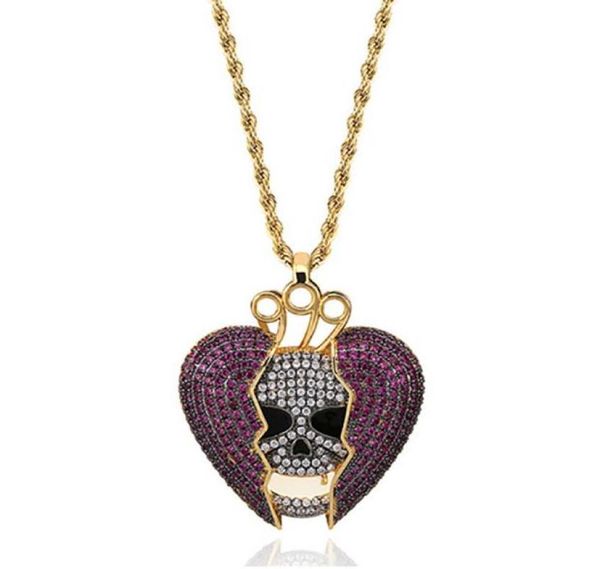 14k iced out skull skeleton purple heart juice wrld pendant necklace micro pave cubic zircon hiphop fashion jewelry3399546, Silver
14k iced out skull skeleton purple heart juice wrld pendant necklace micro pave cubic zircon hiphop fashion jewelry3399546, Silver
