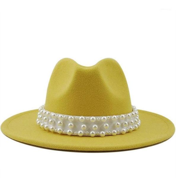 wide brim hats 2021 men women wool felt fedora panama hat with pearl buckle jazz trilby cap party formal 565860cm12314568, Blue;gray
wide brim hats 2021 men women wool felt fedora panama hat with pearl buckle jazz trilby cap party formal 565860cm12314568, Blue;gray