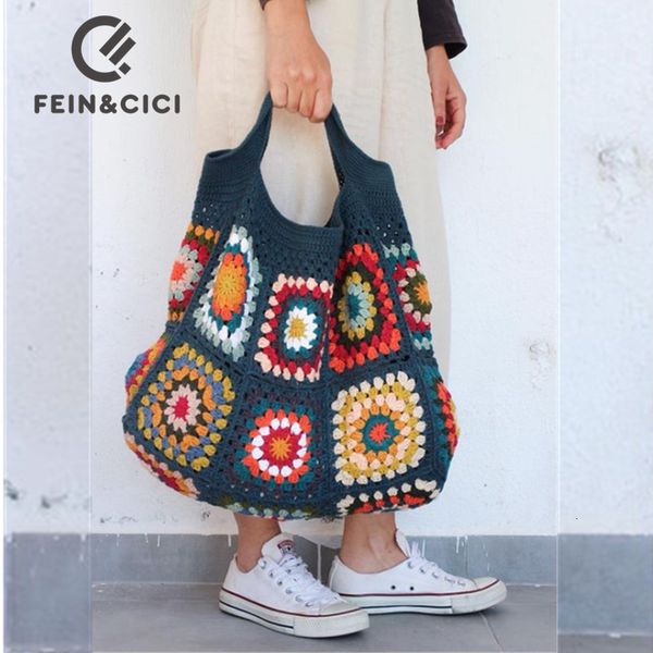 evening bags colorful crochet boho chic granny square gran tote handbag beige blue market vintage style hippie summer beach 230412
evening bags colorful crochet boho chic granny square gran tote handbag beige blue market vintage style hippie summer beach 230412