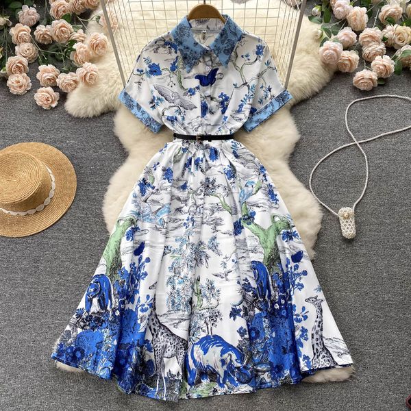 vintage oil painting style gentle print dress 2023 summer new waistband slimming style celebrity a-line skirt, Black;gray
vintage oil painting style gentle print dress 2023 summer new waistband slimming style celebrity a-line skirt, Black;gray