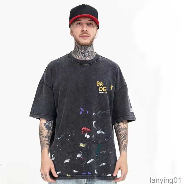 men's t-shirts high street fashion galleryes depts designer non-spray print retro loose-fitting women's short-sleeved shirtsfrys, White;black
men's t-shirts high street fashion galleryes depts designer non-spray print retro loose-fitting women's short-sleeved shirtsfrys, White;black