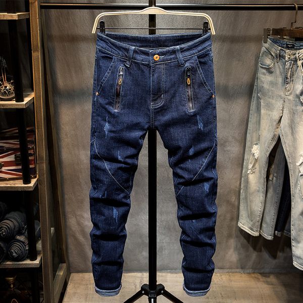 men's jeans pantalones hombre jean homme men's jeans denim trousers bike men's casual designer jeans 230412, Blue
men's jeans pantalones hombre jean homme men's jeans denim trousers bike men's casual designer jeans 230412, Blue