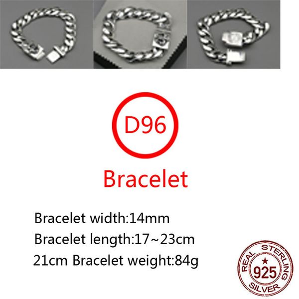 d96 s925 sterling silver bracelet fashion letter personalized vintage smooth cross flower boat anchor punk hip hop style lover gift, Golden;silver
d96 s925 sterling silver bracelet fashion letter personalized vintage smooth cross flower boat anchor punk hip hop style lover gift, Golden;silver