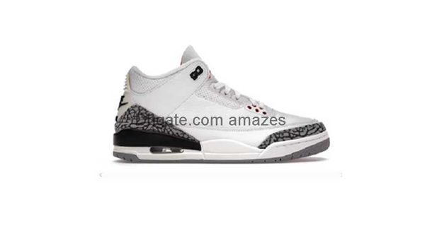 new 3 white cement reimagined mens womens summit white black cement grey sports shoes 3s floor sneakers shoes dn3707-100 for size eur 36-46
new 3 white cement reimagined mens womens summit white black cement grey sports shoes 3s floor sneakers shoes dn3707-100 for size eur 36-46