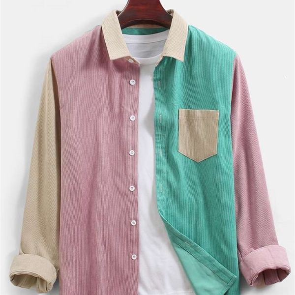 men's casual shirts charmkpr men's summer shirt autumn corduroy colorful padlock patch work casual chest long sleeve shirt chemise, White;black
men's casual shirts charmkpr men's summer shirt autumn corduroy colorful padlock patch work casual chest long sleeve shirt chemise, White;black