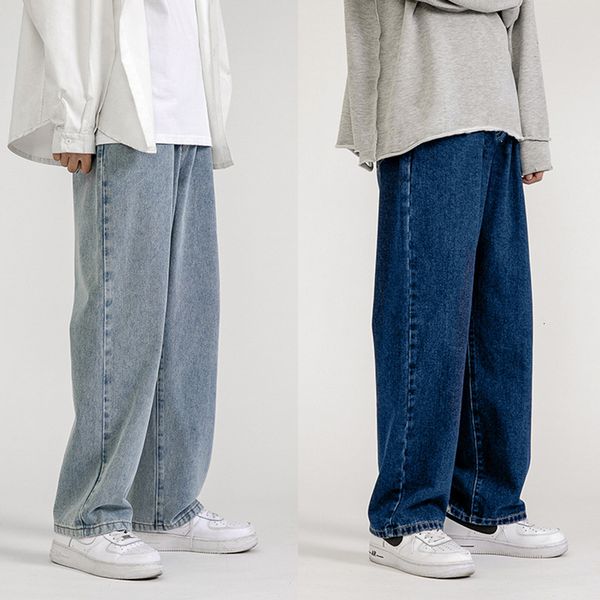 men's jeans korean fashion men's wide leg jeans spring street clothing straight pocket jeans men's brand trousers 230412, Blue
men's jeans korean fashion men's wide leg jeans spring street clothing straight pocket jeans men's brand trousers 230412, Blue