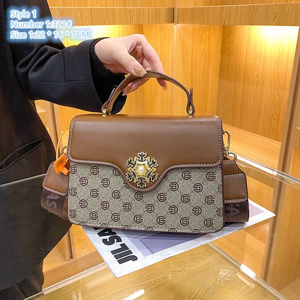 factory wholesale ladies shoulder bags 2 colors elegant temperament polka dot printed handbag classic black and white plaid messenger bag fa
factory wholesale ladies shoulder bags 2 colors elegant temperament polka dot printed handbag classic black and white plaid messenger bag fa