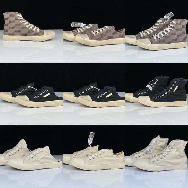 paris high sneaker designer paris mule sneaker rubber man women classic canvas casual shoes side lace-up leather cloth flat letter sneaker s, Black
paris high sneaker designer paris mule sneaker rubber man women classic canvas casual shoes side lace-up leather cloth flat letter sneaker s, Black