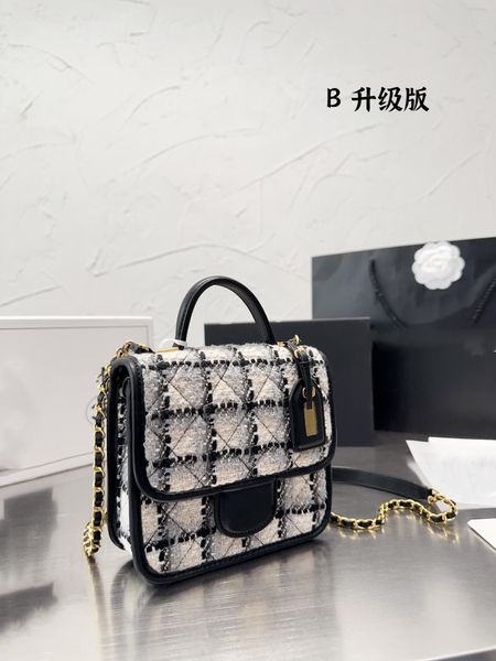 custom luxury brand bag channel 2023handbag woven woolen cloth mixed color tofu buns 17cm
custom luxury brand bag channel 2023handbag woven woolen cloth mixed color tofu buns 17cm