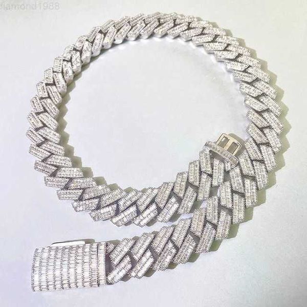 22mm silver plated double row rectangle cz cubic zirconia chunky big cuban chain for men
22mm silver plated double row rectangle cz cubic zirconia chunky big cuban chain for men