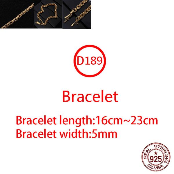 d189 s925 sterling silver bracelet fashion letter personalized retro gold plated cross flower couple punk hip hop jewelry style lover gift, Golden;silver
d189 s925 sterling silver bracelet fashion letter personalized retro gold plated cross flower couple punk hip hop jewelry style lover gift, Golden;silver