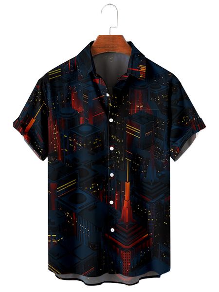 men's casual shirts summer beach casual men's short sleeve polo shirt plus size city high waist 3d printed men's with pockets, White;black
men's casual shirts summer beach casual men's short sleeve polo shirt plus size city high waist 3d printed men's with pockets, White;black