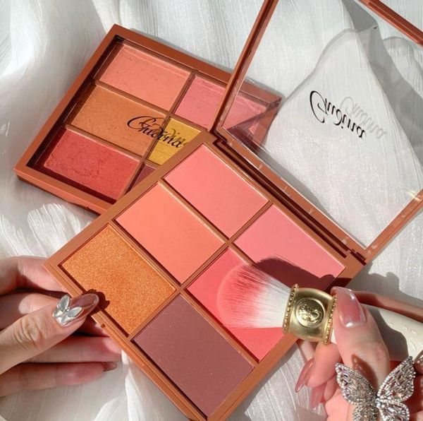 6 colors face blusher powder palette highlighter cosmestics professional palette face natural peach blush contour shadow 03421201796
6 colors face blusher powder palette highlighter cosmestics professional palette face natural peach blush contour shadow 03421201796