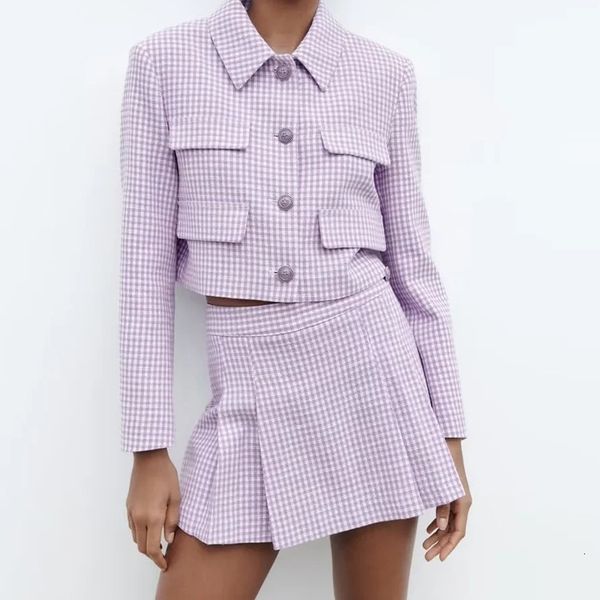 two piece dres s suit skirts ladies formal blazer purple sets plaid elegant fashion long sleeve coat zatrafins jacket 230411, White
two piece dres s suit skirts ladies formal blazer purple sets plaid elegant fashion long sleeve coat zatrafins jacket 230411, White