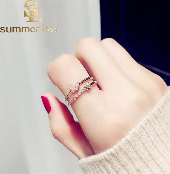 rose gold silver color cute butterfly open wedding rings for women crystal copper adjustable rings girls engagement jewelry gift2101898, Golden;silver
rose gold silver color cute butterfly open wedding rings for women crystal copper adjustable rings girls engagement jewelry gift2101898, Golden;silver