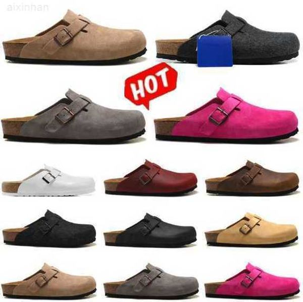 sandals boston oiled leather bag head pull cork suede designer slides autumn winter loafers shoes classic tan brown black mens womens clogs
sandals boston oiled leather bag head pull cork suede designer slides autumn winter loafers shoes classic tan brown black mens womens clogs