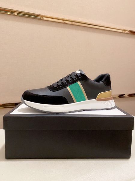 designer sneaker trainer shoes luxury men genuine leather low cut lace-up casual outdoor fashion comfortable sports shoes 39-44, Black
designer sneaker trainer shoes luxury men genuine leather low cut lace-up casual outdoor fashion comfortable sports shoes 39-44, Black