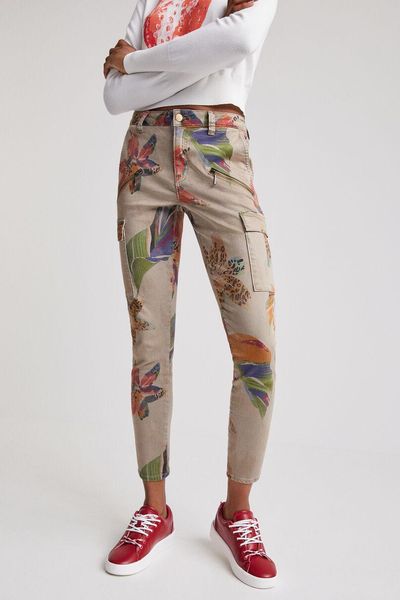 jeans 2022 new spain new desual retro print elastic waist belt casual pants, Blue
jeans 2022 new spain new desual retro print elastic waist belt casual pants, Blue