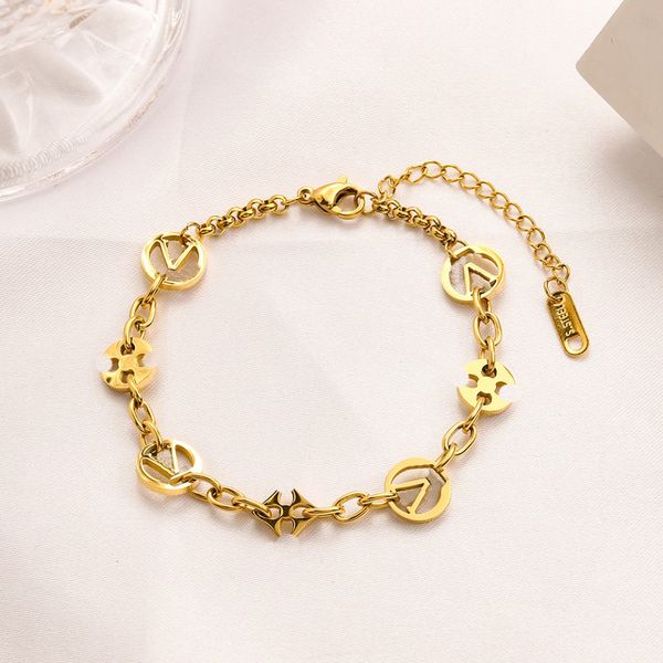 18k gold letter chain bracelet designer gift jewelry spring wedding travel women's bracelet luxury love chain bracelet fashion stainles, Black
18k gold letter chain bracelet designer gift jewelry spring wedding travel women's bracelet luxury love chain bracelet fashion stainles, Black