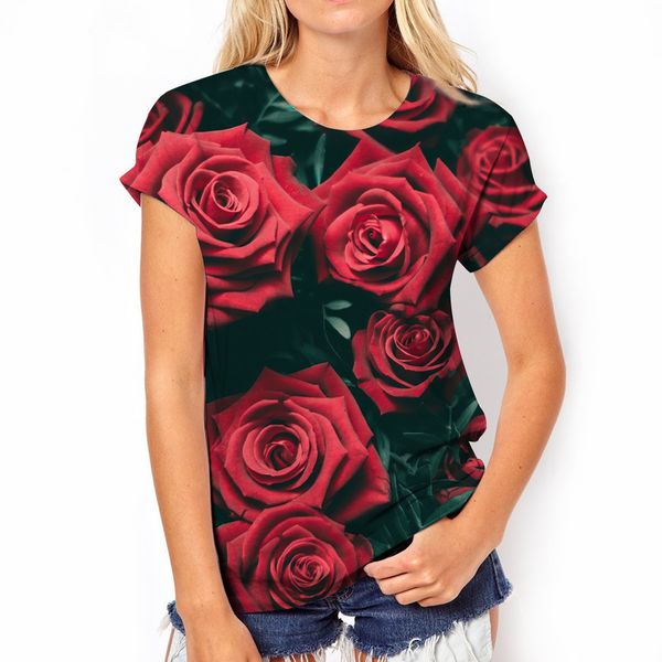 womens tshirt summer large tshirt rose pattern 3d printed short sleeve street oversized tshirt wear 230411, White
womens tshirt summer large tshirt rose pattern 3d printed short sleeve street oversized tshirt wear 230411, White