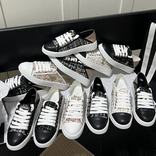 2023 chanl c double casual shoes tweed leather matching small fragrance style running shoes straw woven womens sneakers leisure slip on sand
2023 chanl c double casual shoes tweed leather matching small fragrance style running shoes straw woven womens sneakers leisure slip on sand