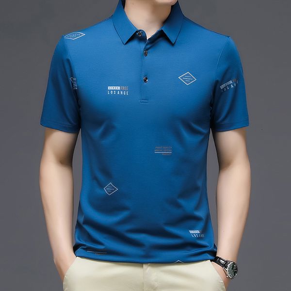 men's polos summer polo neck ice silk t-shirt men's short sleeve loose thin business casual polo shirt 230412, White;black
men's polos summer polo neck ice silk t-shirt men's short sleeve loose thin business casual polo shirt 230412, White;black
