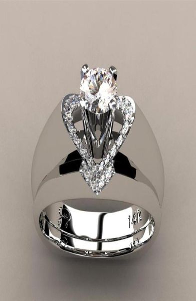 new creative heartshaped diamond ring female european and american fashion generous engagement ring set ring whole3054121, Silver
new creative heartshaped diamond ring female european and american fashion generous engagement ring set ring whole3054121, Silver