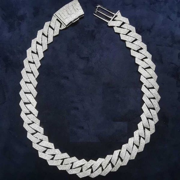 custom name clasp big guy 26mm rappers iced out cuban link chain diamond moissanite mens chunky chain necklace, Silver
custom name clasp big guy 26mm rappers iced out cuban link chain diamond moissanite mens chunky chain necklace, Silver